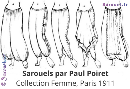Collection de Sarouels de Paul Poiret