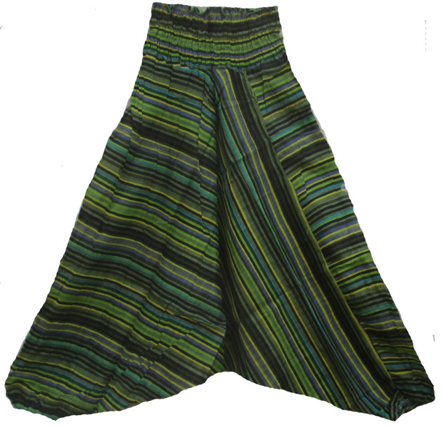 Yililay Enfants Sarouel Coton lâche Taille élastique Pantalons Enfants Été Vintage Sweatpants Vert 110cm